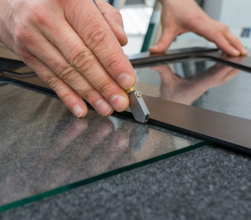 service custom cut safety glass work